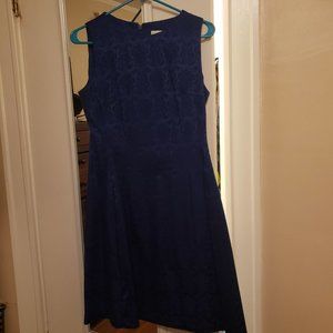Eva Mendes Royal Blue A-line Cocktail Dress